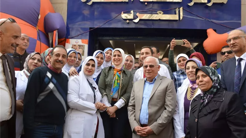 تدشين الحملة القومية ضد شلل الأطفال من مركز طبى العرب ببورسعيد