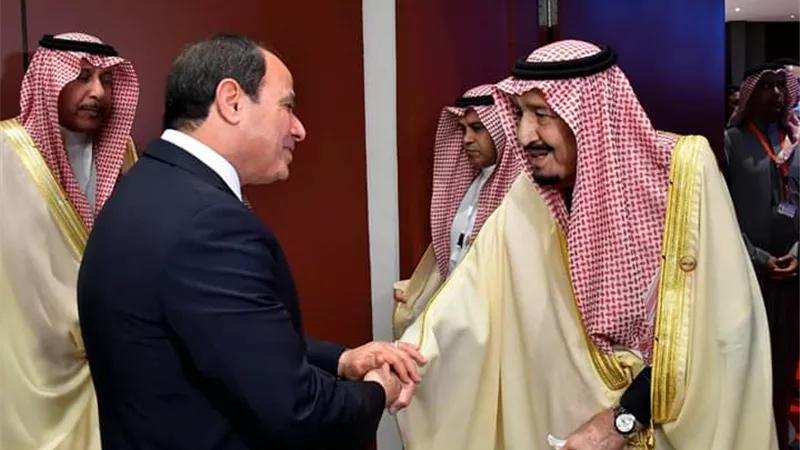 خادم الحرمين الشريفين يبعث برقية شكر إلى الرئيس عبد الفتاح السيسي إثر مغادرته مصر