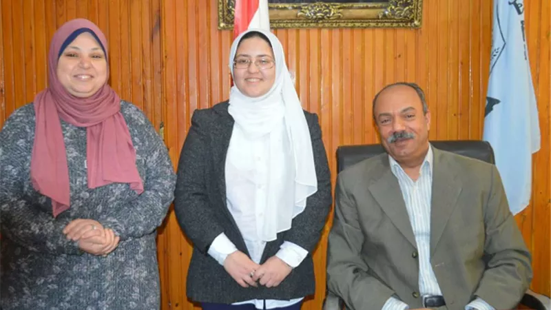 رصاص استقبل حنين الطالبة المثالية بإعدادية مطوبس بكفر الشيخ