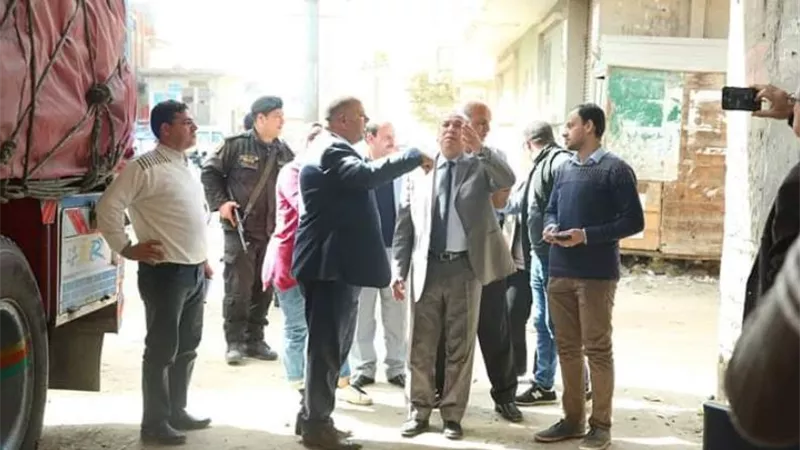 محافظ كفرالشيخ يكلف بسرعة إزالة اشغالات مخزن دقيق بحى سخا
