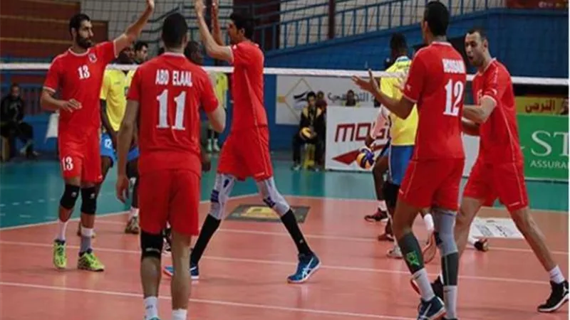 الأهلي يفوز على طلائع الجيش في الكرة الطائرة