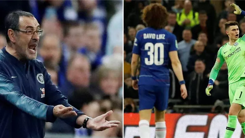 عقوبات قاسية على حارس تشلسى بعد فضيحة نهائي الكأس