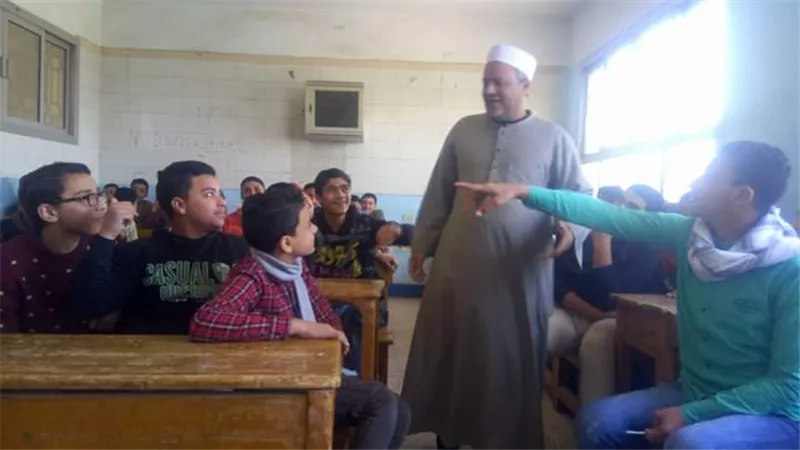 أداب وأخلاق المتعلم مع العالم عنوان لقاء ديني بتعليم شبين القناطر