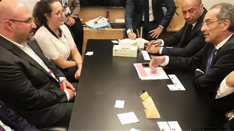 طلعت يبحث مع مدير منظمة جى اس ام أيه استضافة مصر فعاليات مؤتمر 