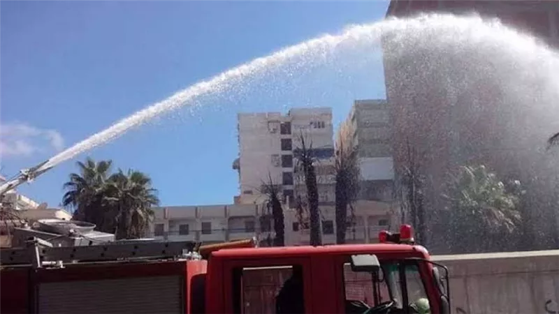 السيطرة علي حريق بمحطة رفع المياه بشرق المنصورة