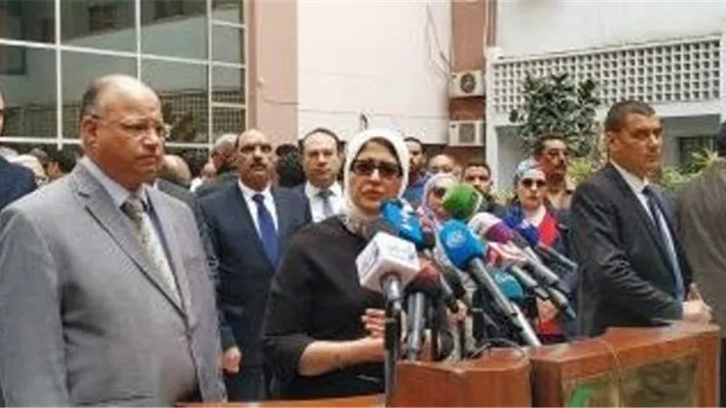 الصحة: خروج 15 حالة من المستشفيات بعد تحسن حالتهم الصحية فى حادث محطة مصر