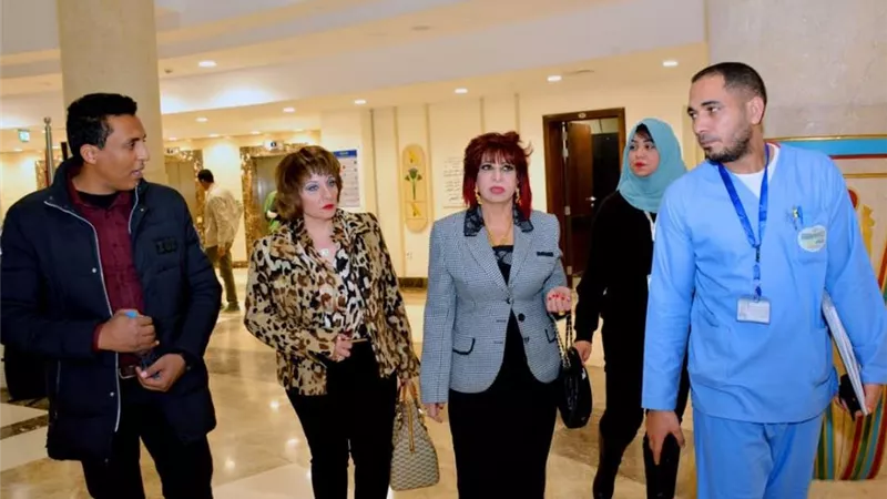 رئيسة إتحاد المستثمرات العرب تطلق حملة تبرعات لصالح مستشف شفاء الأورمان بالأقصر