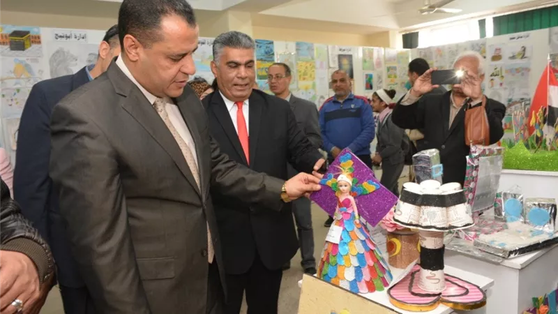 افتتاح معرض فنى بكلية الفنون الجميلة لإكتشاف المواهب الطلابية بمدارس أسيوط