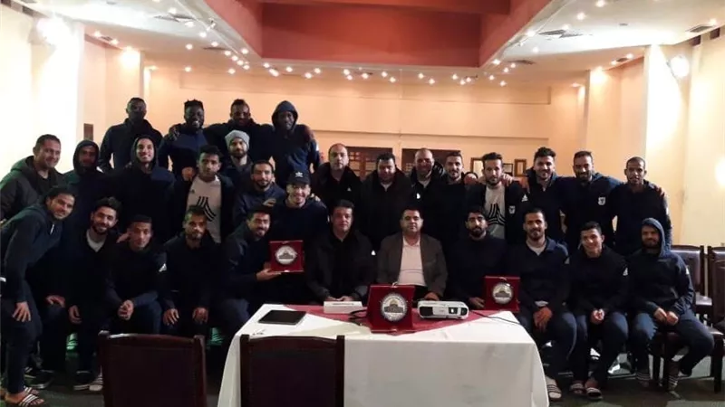 غزة تكرم ايهاب جلال والثنائي الفسطيني محمد صالح ومحمود وادي