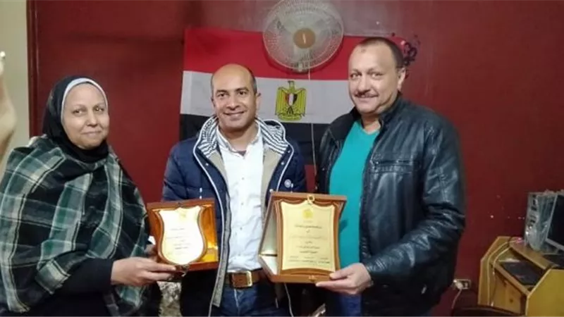 اطلاق اسم نقيب المعلمين الراحل علي قاعة الحاسب بنقابة المعلمين بالخانكة