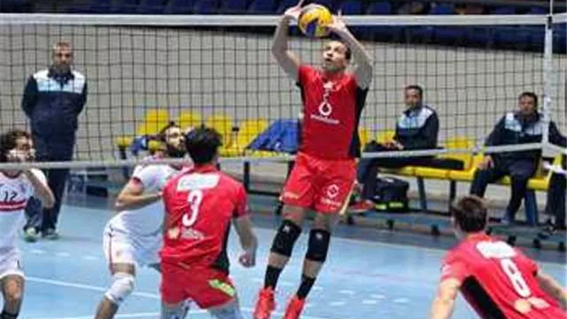 الاهلى يهزم الزمالك 3/1 فى قمة الكرة الطائرة