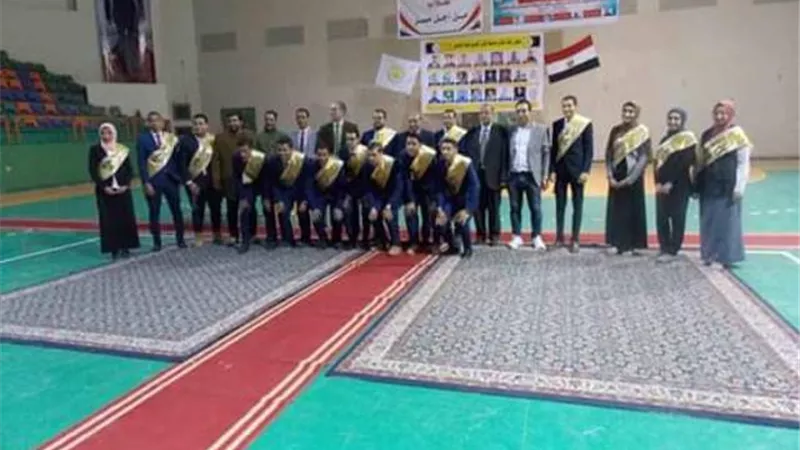 تنصيب اول اتحاد طلابى على مستوى جامعة الوادي الجديد
