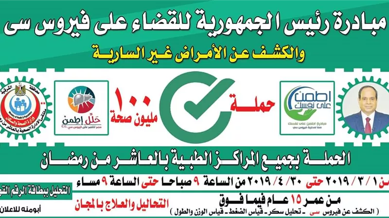 تعرف على جدول تحركات الفرق الطبية لحملة 