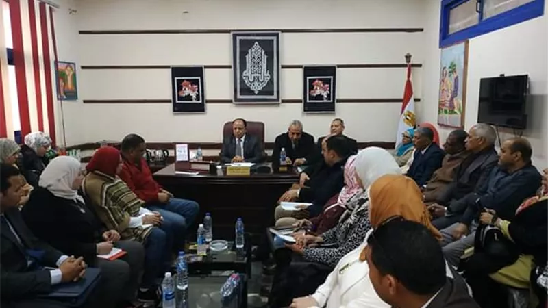 مدير تعليم العبور الجديد يلتقي مديري المدارس الخاصة