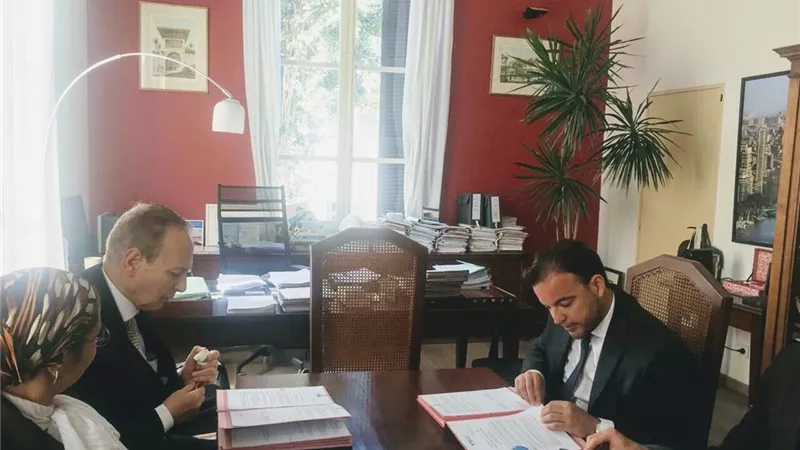 تجديد اتفاقية التعاون بين مركز الدراسات القضائية مع المعهد الفرنسى