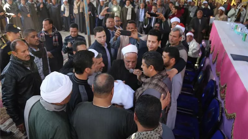 انهاء خصومه ثأريه بين عائلتى الغول وسليمان بدشنا