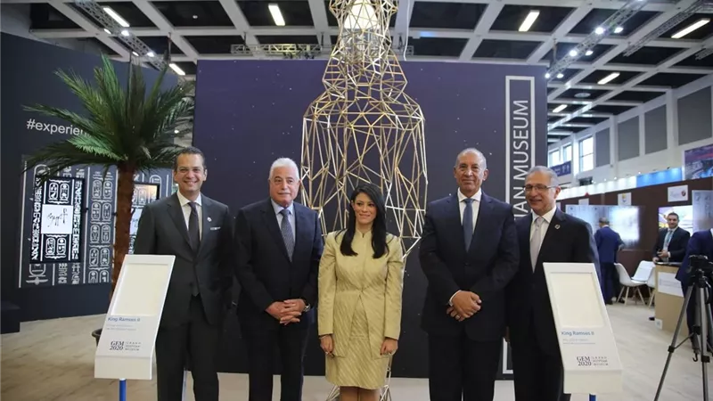 رانيا المشاط تفتتح الجناح المصري المشارك في بورصة برلين السياحة ITB