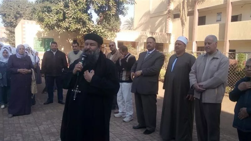 يوم الوحدة الوطنية بمدرسة سيدي شبل التجارية بالمنوفية