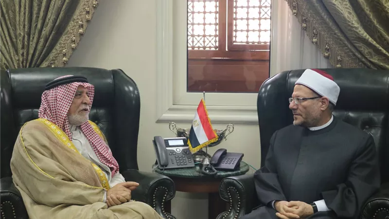 المفتي يستقبل رئيس ديوان الوقف السني لبحث التعاون في مكافحة التطرف
