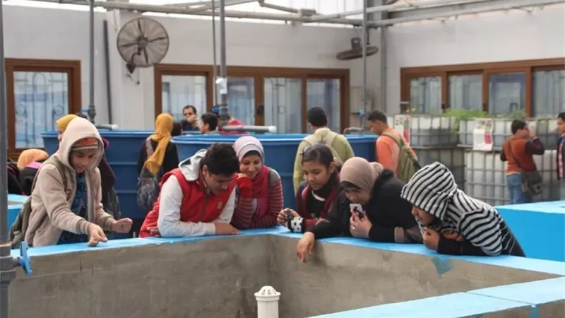 وفد طلابي طلابى يزور جامعة كفر الشيخ لإطلاعهم على الجديد في البحث العلمي