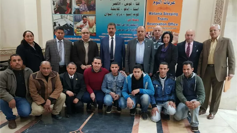 الوطنية لخدمات عربات النوم تكرم5 عاملين لبطولتهم فى حريق محطة مصر