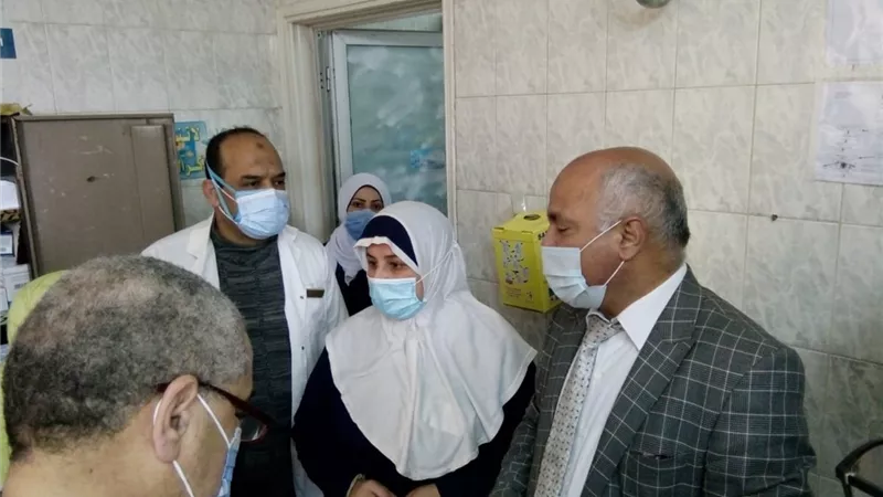 وكيل صحة الغربية يقود حملة لمتابعة سير العمل بمستشفيات العزل-صور