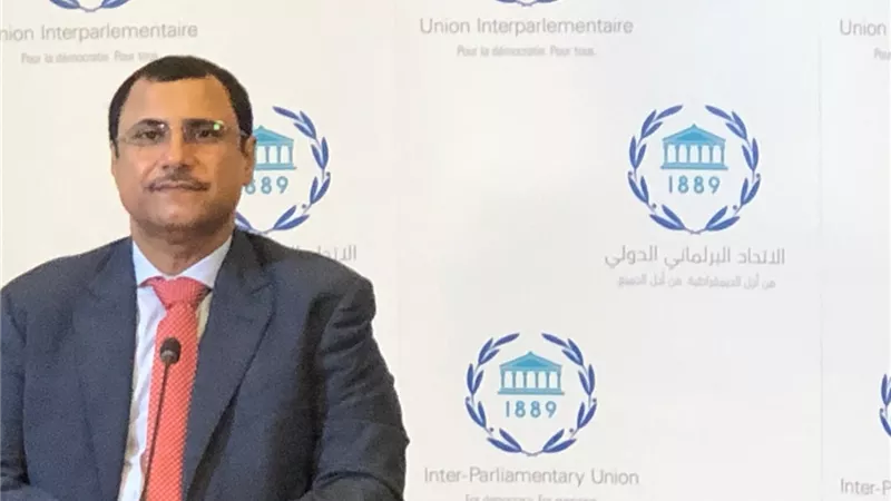 العسومي يُدشن التعاون بين البرلمان العربي والاتحاد البرلماني الدولي في مكافحة الإرهاب