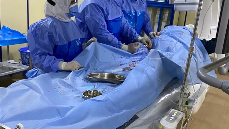 إجراء ٦ حالات قسطرة قلبية لمرضى الشرقية