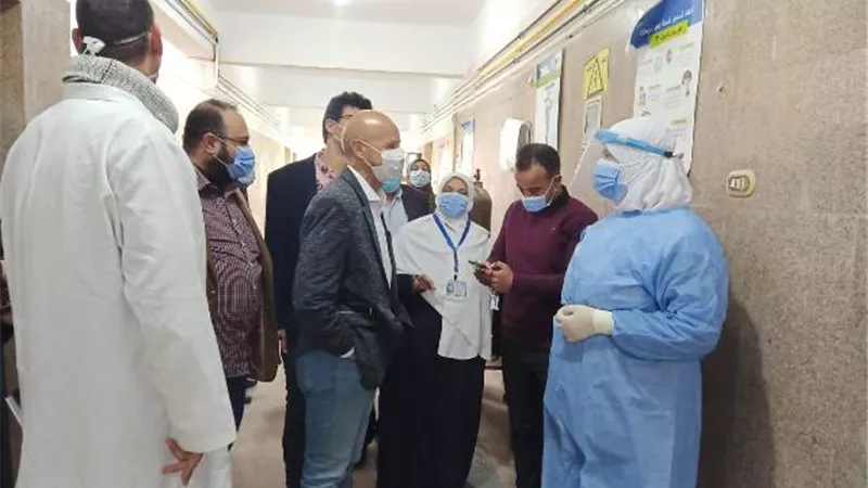 وكيل وزارة الصحة بالشرقية يتفقد أعمال تطوير الخدمة الطبية بكفرصقر