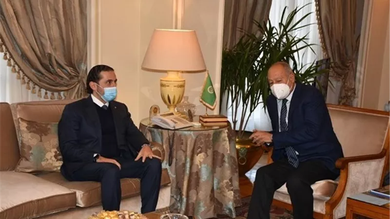 صور| أبوالغيط يستقبل سعد الحريري.. ويؤكد: إنقاذ لبنان أولوية