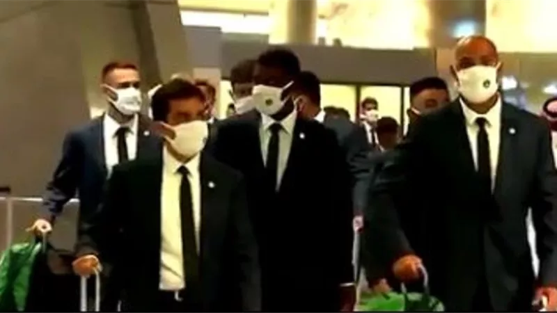 بالميراس البرازيلى يصل الدوحة استعدادا للمشاركة فى مونديال الأندية.. شاهد