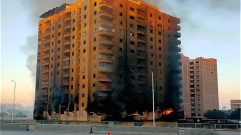 النيابة الإدارية: عقار الدائري المحترق بني في 2013 خارج الحيز العمراني