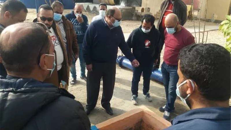 رئيس مياه القناة يفاجئ محطة الكيلو 14 في الإسماعيلية بعد تجديدها .صور