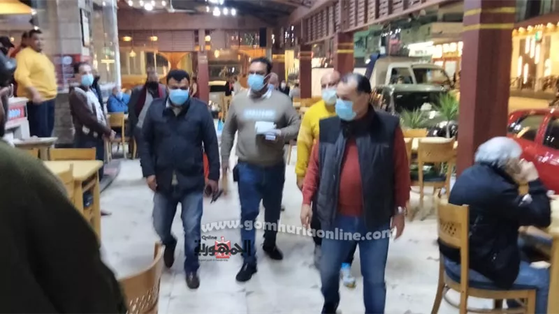 في حملة مكبرة تحرير ٢٤ محضر لعدم ارتداء الكمامة بدمياط ورأس البر