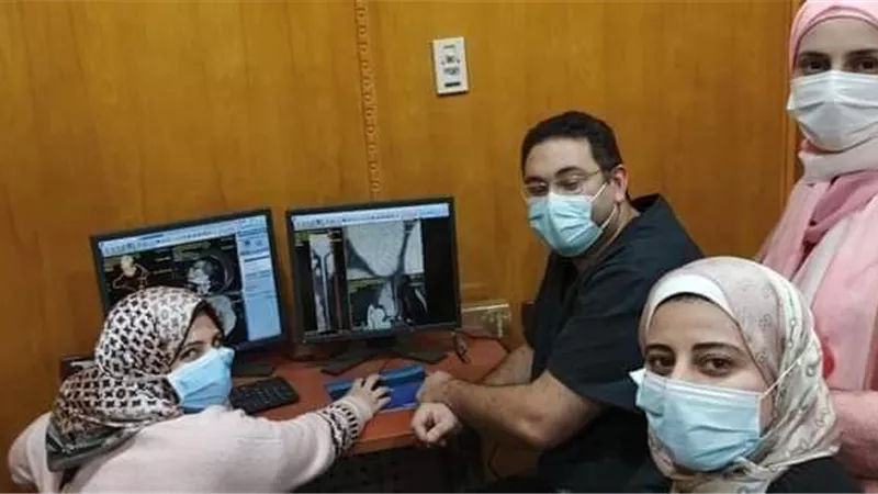 بدء تشغيل أول جهاز أشعة مقطعية للشرايين التاجية والأوعية الدموية بمستشفى بنها الجامعى