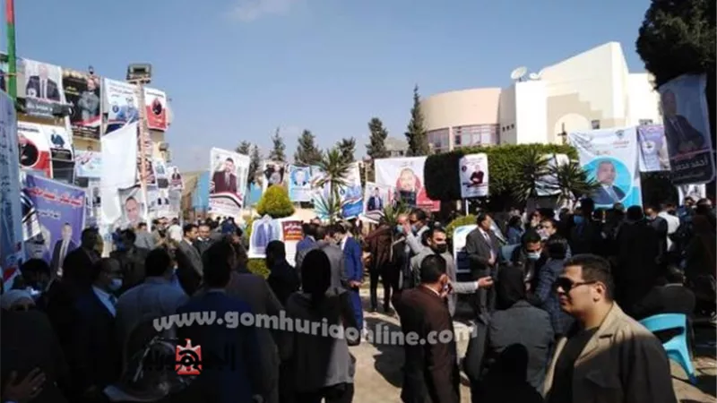 إقبال شديد على انتخابات نقابة المحامين بالإسماعيلية .صور