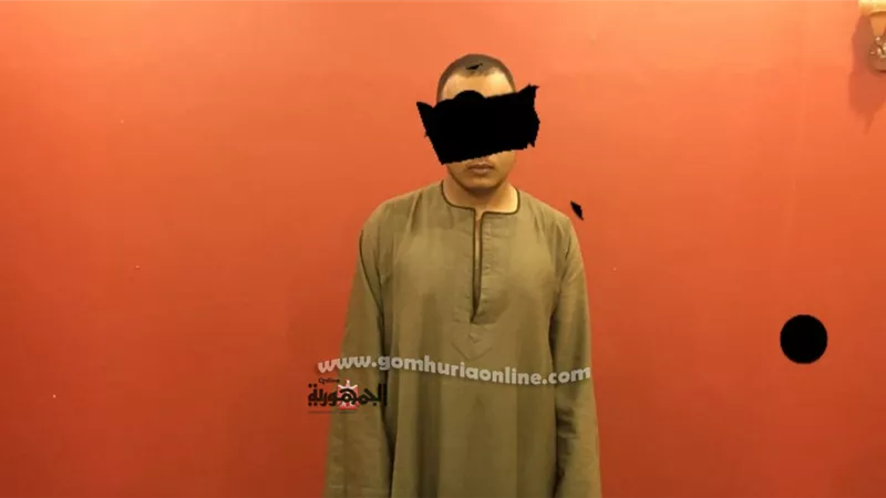 تاجر مخدرات يلقى بنفسه من الطابق الثانى هربا من الشرطه