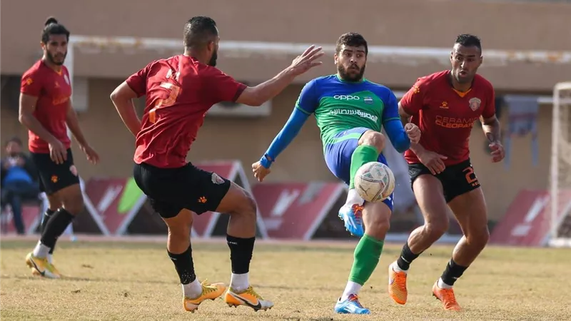 التعادل الايجابى يحسم مباراة سيراميكا كليوباترا ومصر للمقاصة
