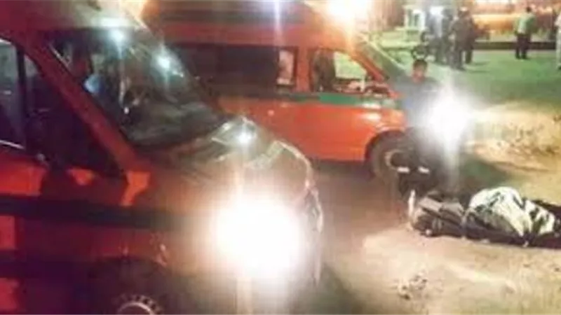 مصرع شخصين فى حادث تصادم بأبو حمص