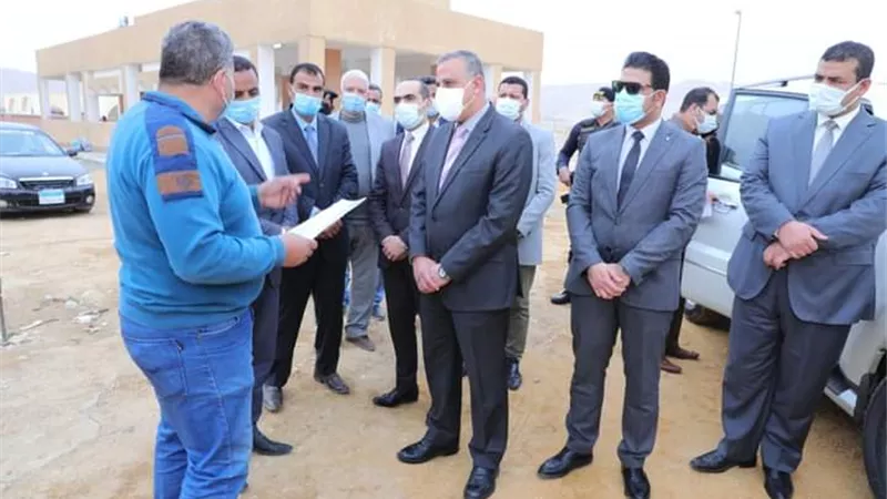 محافظ سوهاج يتفقد أعمال تطوير مقابر أخميم الجديدة بحي الكوثر