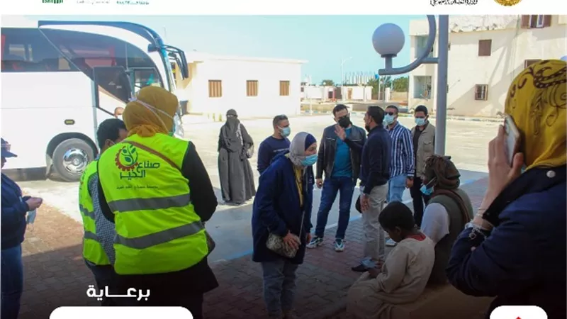 إطلاق قافلة طبية ومساعدات إنسانية لأهالي حلايب وشلاتين