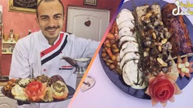تشيكن رول بحشوة روعة مع صوص الجبنة الخطير بالفيديو لوليد السعيد
