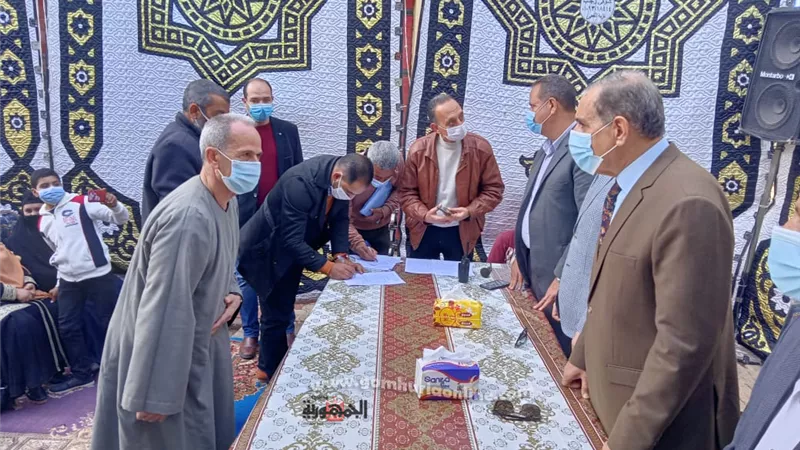 تسليم وحدات سكنية بمدينة قلين بكفر الشيخ