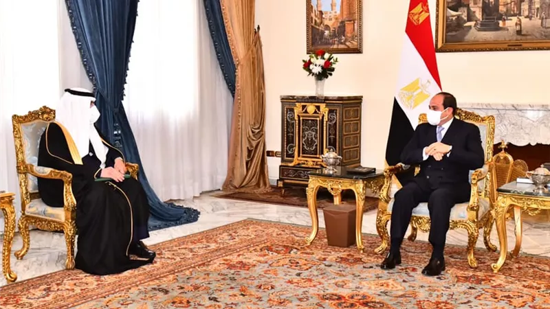 الرئيس السيسى يتسلم رسالة من خادم الحرمين الشريفين