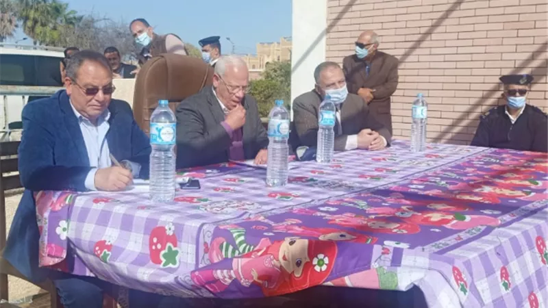 الزراعة تبحث تقديم الدعم الفني وحل مشاكل منتفعي أراضي منطقة سهل الطينة بمحافظة بورسعيد