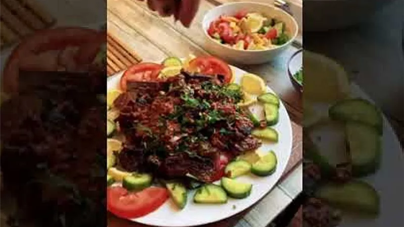 الكبدة الفلسطينية بالصلصه الحارة بالفيديو لابو جوليا