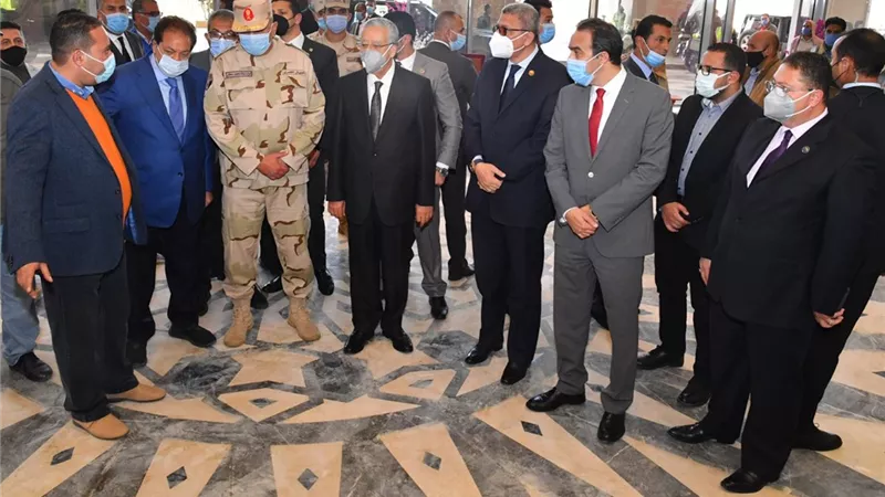 المستشار حنفي جبالي يتفقد مقر مجلس النواب بالعاصمة الإدارية الجديدة