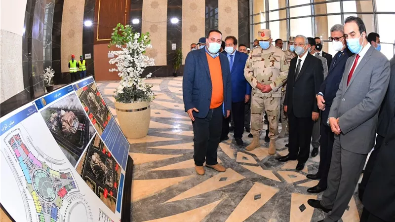 المستشار الدكتور حنفي جبالي يتفقد مقر مجلس النواب بالعاصمة الإدارية الجديدة