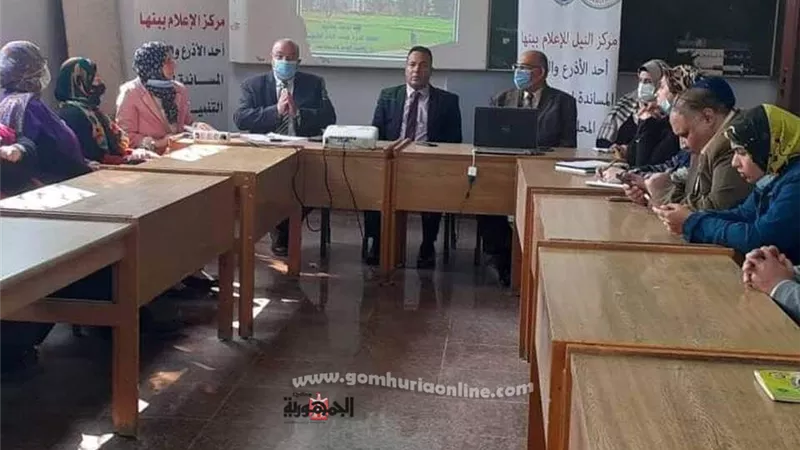 العسيلى : دعاية ارشاديه وندوات توعويه وعلاج مجانى فى القافله البيطريه بقرى شبين القناطر