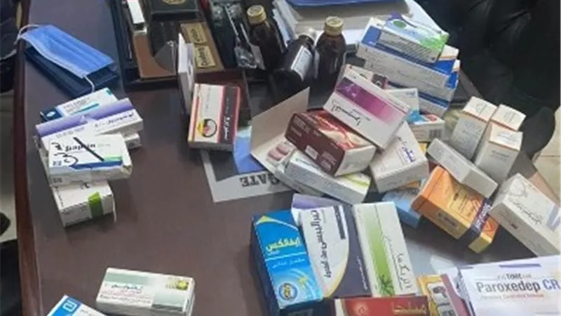 ضبط أدوية ببنى سويف محظور تداولها خارج التأمين الصحي
